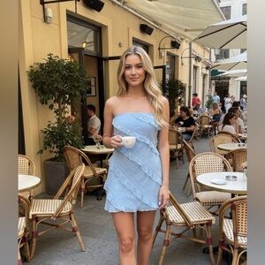 open lace back dress Kesy Bow Tie Mini Dress | Black | Womens